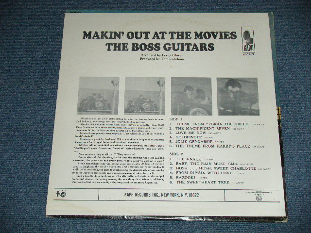画像: The BOSS GUITARS - MAKIN' OUT AT THE MOVIES  ( Ex++/Ex++) / 1965 US AMERICA ORIGINAL MONO  Used  LP