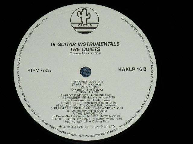 画像: The QUIETS - MORE QUIETS (MINT/MINT) / 1989 FINLAND ORIGINAL Used LP 