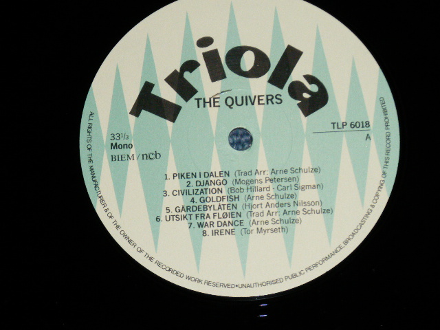 画像: The QUIVERS (60's GERMAN INST) - The QUIVERS  ( NEW ) / 1980's? SWEDEN  ORIGINAL "BRAND NEW"  LP 