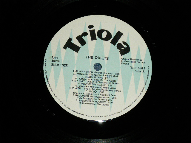 画像: The QUIETS -  THE QUIETS  ( Ex++/MINT-:Edge Split ) / 1986  SWEDEN ORIGINAL Used LP 