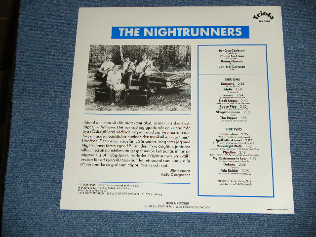 画像: The NIGHTRUNNERS -  The NIGHTRUNNERS ( Ex++/MINT-) / 1980's? SWEDEN  ORIGINAL Used LP 