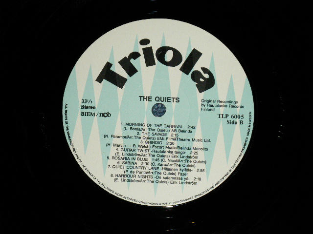 画像: The QUIETS -  THE QUIETS  ( Ex+++/MINT- ) / 1986  SWEDEN ORIGINAL Used LP 