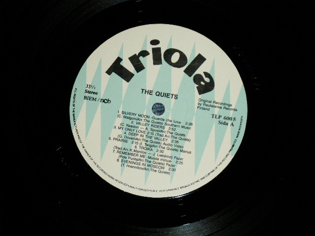 画像: The QUIETS -  THE QUIETS  ( Ex+++/MINT- ) / 1986  SWEDEN ORIGINAL Used LP 