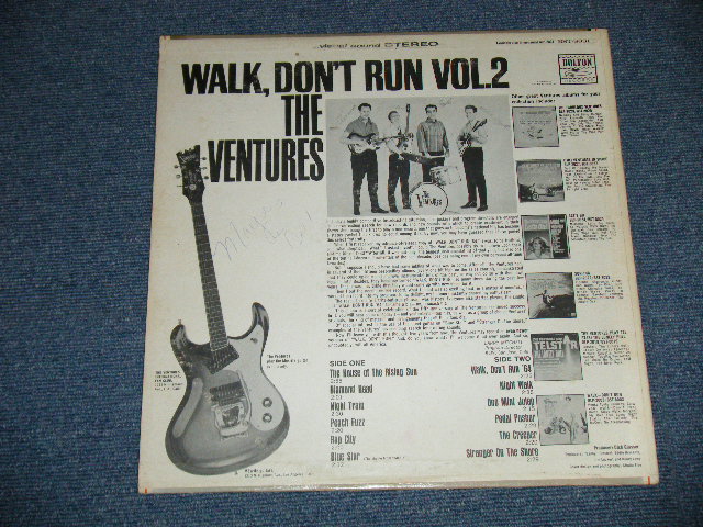 画像: THE VENTURES - WALK DON'T RUN VOL.2 : SWEAT SIRT Version (Matrix #A) BST-8031 2 SIDE-1  B) BST-8031-2 SIDE-2) (Ex++, Ex/Ex++, Ex+ WOBC, EDSP) / 1964 US AMERICA ORIGINAL "DARK BLUE with SILVER PRINT Label" STEREO Used LP 