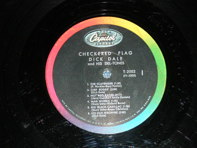 画像: DICK DALE & HIS DEL-TONES -  CHECKERED FLAG  ( Ex+/Ex+  Looks:Ex- )  / 1963 US AMERICA ORIGINAL MONO Used LP  