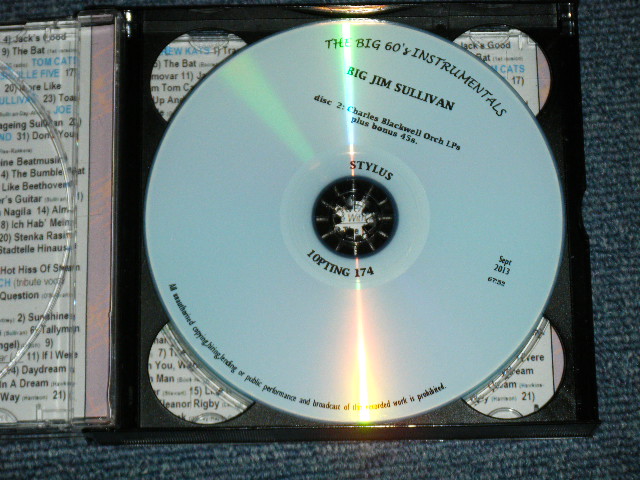 画像: V.A. OMNIBUS ( CREW KATS,TOM CATS,NASHVILLE FIVE,OTHER TWO,JOE LOSS ORCH,CHARLES BLACKWELL ORCH., LORD SITAR,+ more )  BIG JIM SULLIVAN : THOSE BIG 60's INSTRUMENTALS : 3 CD-R'S SET ( NEW ) /  201 EU  Brand New 3-CD-R