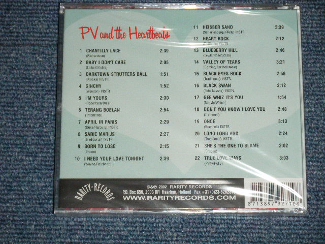 画像: PV and the HEARTBEATS - PV and the HEARTBEATS ( INST + R&R Vocal ) (SEALED)  / 2002 HOLLAND "BRAND NEW SEALED"  CD