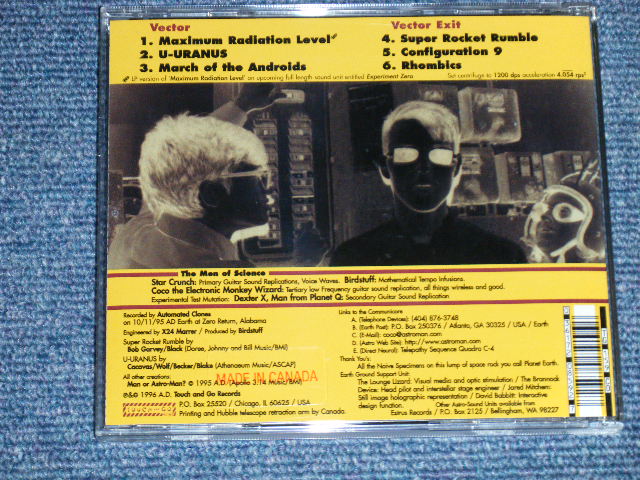 画像: MAN OR ASTRO-MAN  - DELUXE MEN IN SPACE   ( NEW )  / 1996 US AMERICA ORIGINAL "BRAND NEW"  6 TRACKS  CD