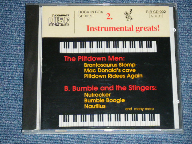 画像1: PILTDOWN MEN / B.BUMBLE & The STINGERS ( All Songs Plays DRUMER : EARL PARMER ) - INSTRUMENTAL GREATS! (SEALED)  / 1994? HUNGARY ORIGINAL "BRAND NEW SEALED"  CD