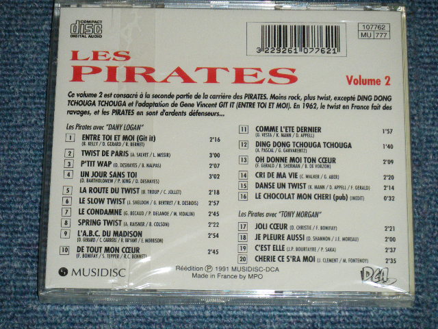 画像: Les PIRATES - VOLUME 2  (60's FRENCH INSTR & BEAT ) (SEALED)  / 1991 FRENCH FRANCE ORIGINAL "BRAND NEW SEALED"  CD