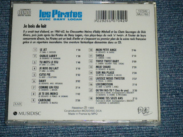 画像: Les PIRATES - JE BOIS DULAIT  (60's FRENCH INSTR & BEAT ) (SEALED)  / 1990 FRENCH FRANCE ORIGINAL "BRAND NEW SEALED"  CD