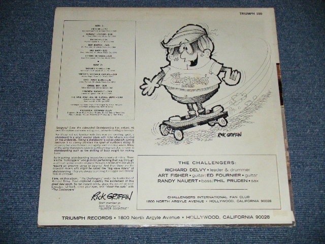 画像: THE CHALLENGERS  - GO SIDEWALK SURFING! ( Ex+/Ex++ A-4:Ex- )  / 1965 US AMERICA ORIGINAL MONO Used  LP 