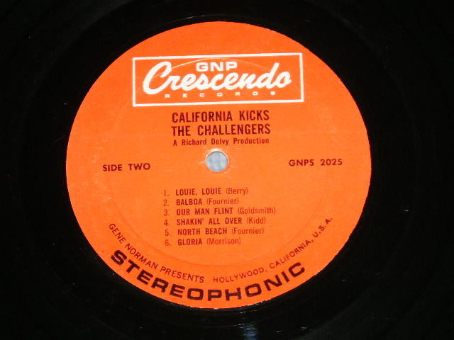 画像: THE CHALLENGERS  - CALIFORNIA KICKS ( Ex/Ex++ )  / 1966 US AMERICA ORIGINAL STEREO Used LP 