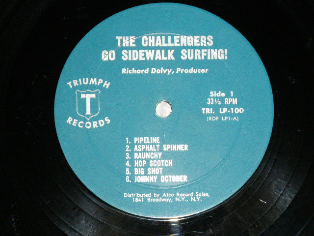 画像: THE CHALLENGERS  - GO SIDEWALK SURFING! ( Ex++/Ex+++ : EDSP,STAPLE HOLE)  / 1965 US AMERICA ORIGINAL MONO Used  LP 