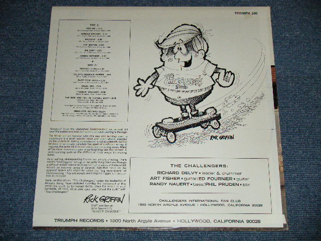 画像: THE CHALLENGERS  - GO SIDEWALK SURFING! ( Ex+++ / MINT- )  / 1965 US AMERICA ORIGINAL MONO Used  LP 