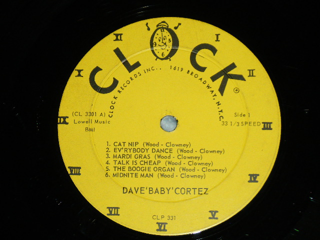 画像: DAVE "BABY" CORTEZ - DAVE "BABY" CORTEZ and His HAPPY ORGAN MINT-/MINT-) / 1961 US AMERICA ORIGINAL MONO Used LP 
