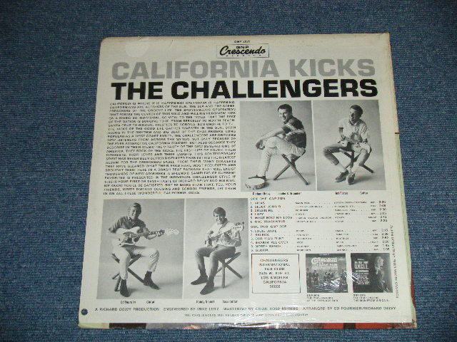 画像: THE CHALLENGERS  - CALIFORNIA KICKS ( SEALED  : BB )  / 1966 US AMERICA ORIGINAL STEREO Used LP 