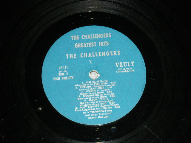 画像: THE CHALLENGERS  - GREATEST HITS ( Ex++/Ex++ )  / 1967 US AMERICA ORIGINAL MONO Used  LP 