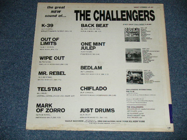 画像: THE CHALLENGERS  - K-39 ( Ex++/Ex+++ )  / 1964 US AMERICA ORIGINAL STEREO  Used  LP 