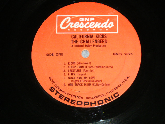 画像: THE CHALLENGERS  - CALIFORNIA KICKS ( Ex/Ex++ )  / 1966 US AMERICA ORIGINAL STEREO Used LP 