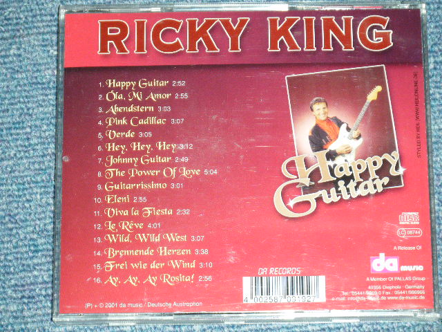 画像: RICKY KING - HAPPY GUITAR ( MINT-/MINT  )  /  2001 GERMAN GERMANY  ORIGINAL Used  CD
