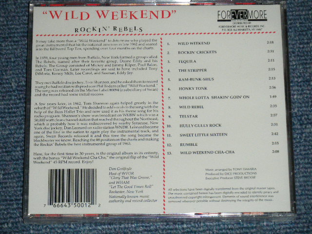 画像: The ROCKIN' REBELS - WILD WEEKEND (SEALED )  /  1990 US AMERICA ORIGINAL "BRAND NEW SEALED"  CD