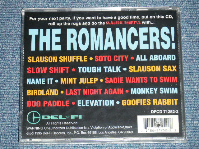 画像: The ROMANCERS - THE SLAUSON SHUFFLE (SEALED : BB HOLE : CRACK THE FRPNT on JEWEL CASE)  /  1995 US AMERICA ORIGINAL "BRAND NEW SEALED"  CD