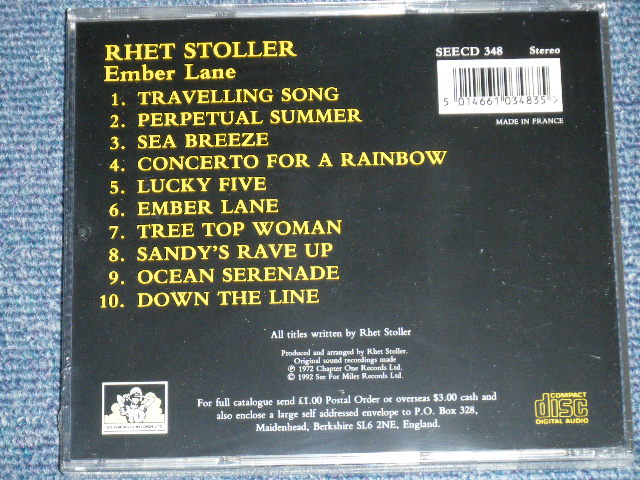 画像: RHET STOLLER - EMBER LANE ( SEALED  )  /  1992 UK ENGLAND  ORIGINAL "BRAND NEW SEALED"  CD