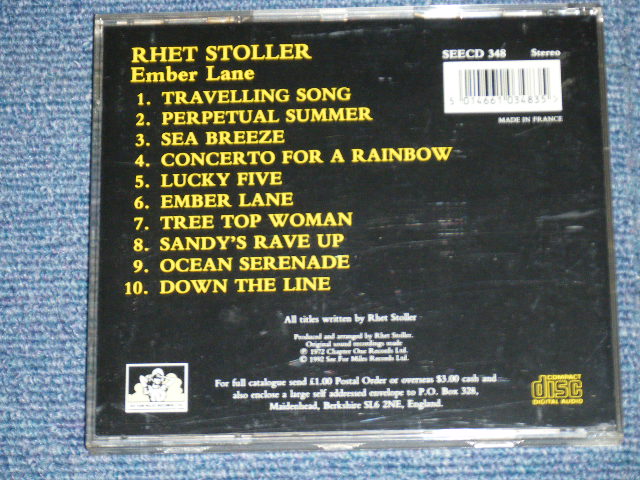 画像: RHET STOLLER - EMBER LANE ( MINT-/MINT  )  /  1992 UK ENGLAND  ORIGINAL Used  CD