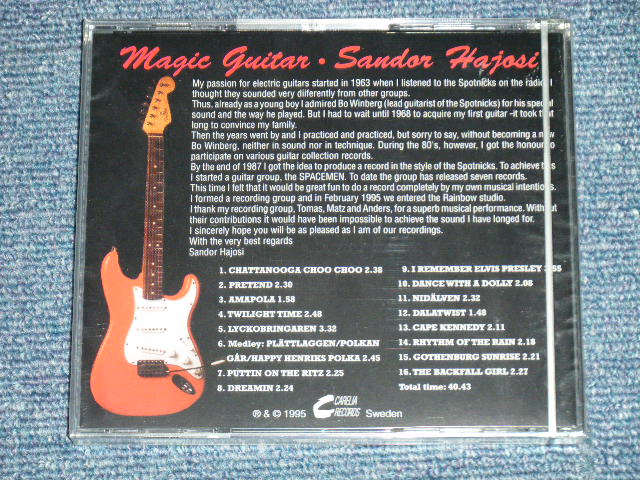 画像: SANDOR HAJOSI - MAGIC GUITAR : 16 GUITAR HITS  ( SEALED )  / 1995 SWEDEN  ORIGINAL "BRAND NEW SEALED" CD