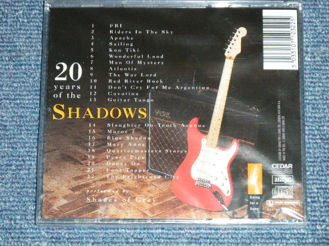 画像: SHADES OF GREY -20 YEARS OF THE SHADOWS  ( SEALED )  / 1998? UK ENGLAND  ORIGINAL "BRAND NEW SEALED" CD