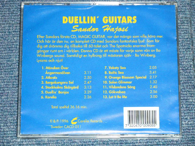 画像: SANDOR HAJOSI - DUELLIN' GUITARS  ( SEALED )  / 1996 SWEDEN  ORIGINAL "BRANMD NEW"  CD