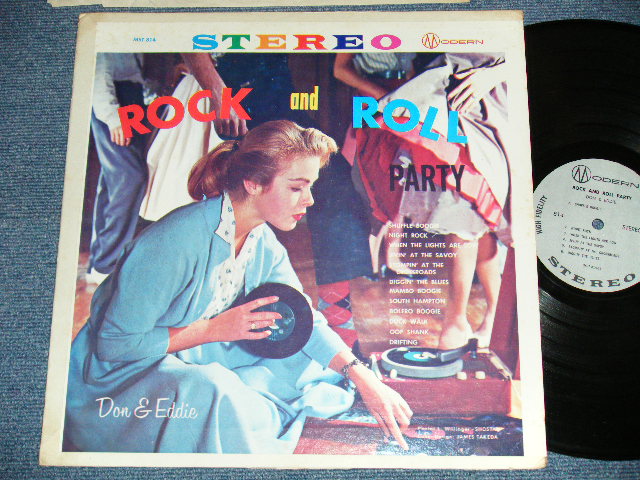 画像1: DON & EDDIE - ROCK AND ROLL PARTY  ( Ex/Ex+++ ) / 1963  US AMERICA  ORIGINAL STEREO  Used LP 