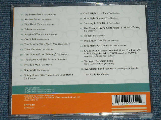 画像: HANK MARVIN & The SHADOWS  - THE SINGLES COLLECTION : THE '80s and '90s ( NEW )  / 2001 EUROPE  " BRAND NEW" CD 