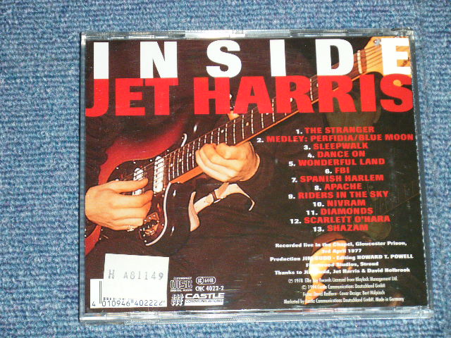 画像: JET HARRIS( of  The SHADOWS ) - INSIDE ( MINT-/MINT)  / 1994  UK ENGLAND   Used CD 