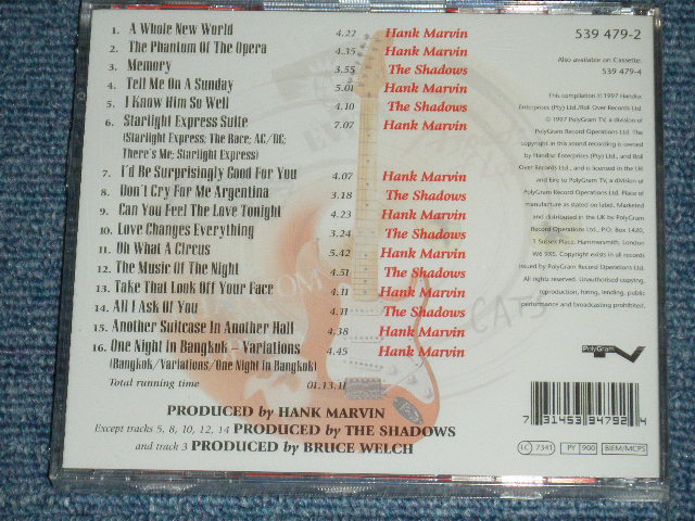 画像: HANK MARVIN & The SHADOWS  - PLAY THE MUSIC OF ANDREW LLOYD WEBBER and TIM RICE  ( SEALED )  / 2001 EUROPE  " BRAND NEW SEALED" CD 