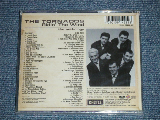 画像: THE TORNADOS -  RIDIN' THE WIND-THE ANTHOLOGY  ( SEALED  )  / 2002  UK ORIGINAL "BRAND NEW SEALED"  2-CD's 