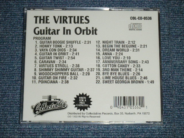 画像: The VIRTURES - GUITAR IN ORBIT  ( SEALED )  / 1993   US AMERICA ORIGINAL 1st Press  "BRAND NEW SEALED" CD