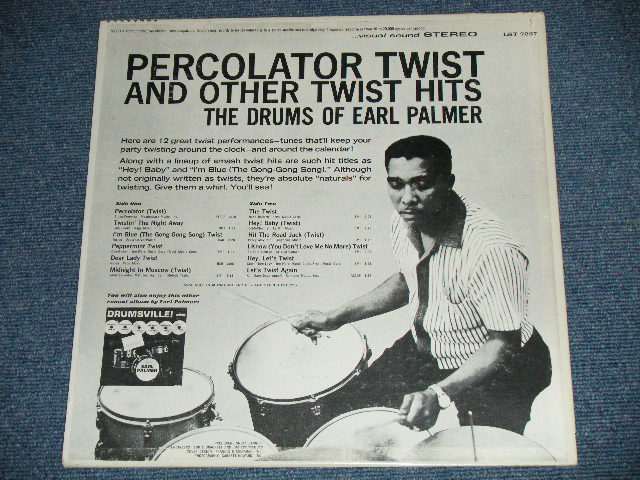 画像: EARL PALMER - PERCOLATOR TWIST AND OTHER TWIST HITS ( Ex+++/MINT-) / 1962 US AMERICA ORIGINAL STEREO Used   LP 