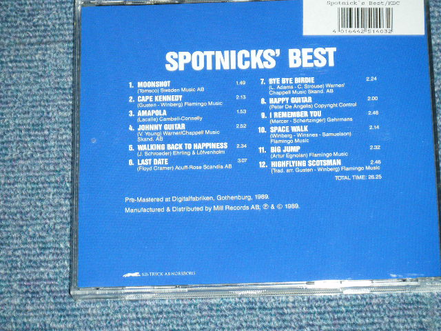 画像: THE SPOTNICKS - SPOTNICKS' BEST ( MINT-/MINT)  / 1990 SWEDEN Original  Used  CD 