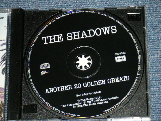 画像: THE SHADOWS  - ANOTHER 20 GOLDEN GREATS ( MINT-/MINT) / 1998  AUSTRALIA REISSUE Used CD