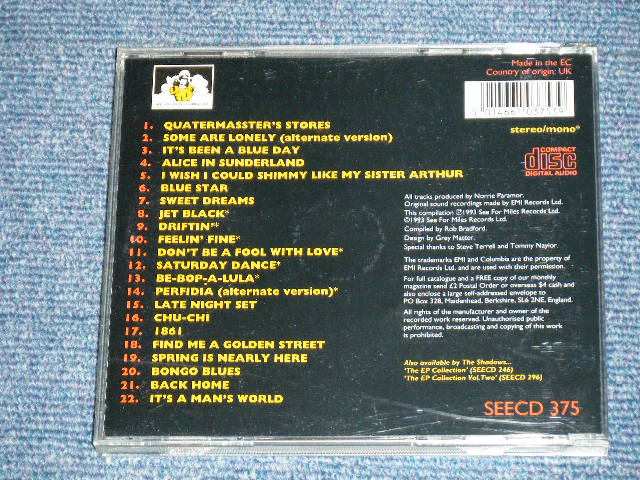 画像: THE SHADOWS - THE EP COLLECTION VOL.3 ( MINT-/MINT ) / 1993 UK ENGLAND ORIGINAL  Used CD 
