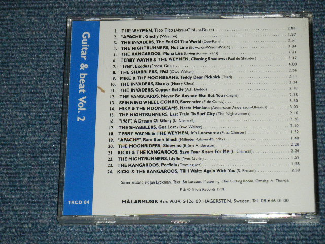 画像: V.A. OMNIBUS - GUITAR AND BEAT VOL.2 ( NEW ) / 1991 SWEDEN   ORIGINAL "BRAND NEW" CD Found DEAD STOCK!!!