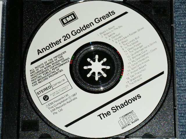 画像: THE SHADOWS  - ANOTHER 20 GOLDEN GREATS ( NEW ) / 1987 AUSTRALIA ORIGINAL "1st Press"  "BRAND NEW" CD