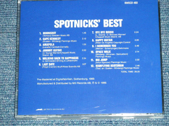 画像: THE SPOTNICKS - SPOTNICKS' BEST ( NEW )  / 1990 SWEDEN Original "BRAND NEW"  CD 