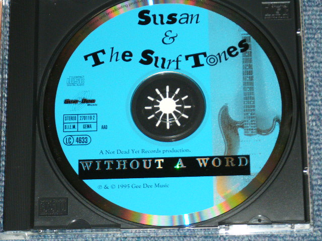 画像: SUSAN & The SURFTONES - WITHOUT A WORD  ( MINT/MINT ) / 1995 GERMAN ORIGINAL Used CD