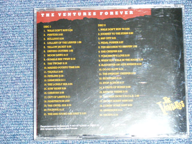 画像: THE VENTURES- FOREVER ( MINT-/MINT )/ 2005 RUSSIA ORIGINAL Used 2-CD's 