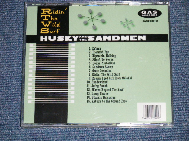 画像: HUSKY & THE SANDMEN - RIDIN' THE WILD SURF  ( MINT/MINT ) / 2000 FINLAND ORIGINAL Used CD 