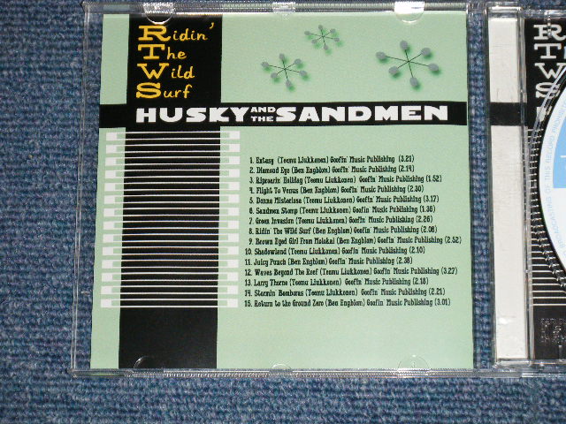 画像: HUSKY & THE SANDMEN - RIDIN' THE WILD SURF  ( MINT/MINT ) / 2000 FINLAND ORIGINAL Used CD 