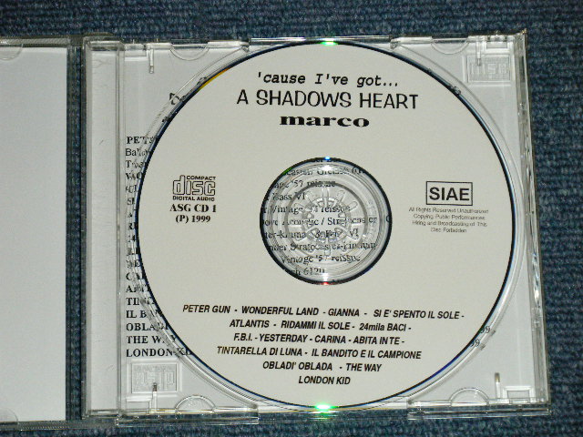 画像: MARCO - 'CAUSE I'VE GOT...A SHADOWS HEART  (MINT-/MINT)  / 1999   ORIGINAL Used  CD-R  